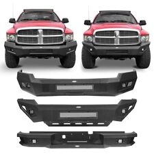 Front Bumpers Or Rear Bumper Fit 2003-2005 Dodge Ram 2500 3500 Powder Coated