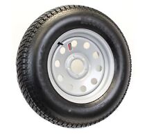 Mounted Trailer Tire On Rim 20575d-15 Modular Wheel Silver 5 Hole On 5 In. 6ply