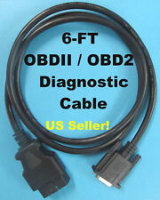 6ft Obd2 Obdii Scanner Main Data Cable For Matco Quickcode Md9000 Code Reader