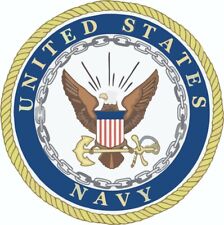 Us Navy Emblem - Military Bumper Sticker Decal