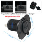 12v Waterproof Auto Cigarette Lighter Socket Outlet Charger Power Adapter Plug1