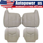 For 2003 2004 2005 2006 Cadillac Escalade Front Bottom Top Back Seat Cover Tan