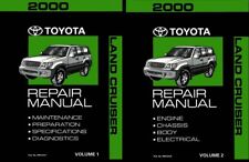 2000 Toyota Land Cruiser Shop Service Repair Manual Book Engine Drivetrain Oem