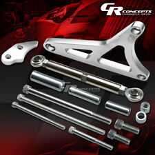 Polished Aluminum Alternator Bracket W Tensioning Rod For Ford 351w Sbf Windsor
