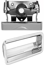 Metal Tailgate Handle For 1988-1998 Gmc Chevy Truck With Bezel Chrome