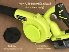 Green Blower Cover For Ryobi P775. Diverter Prevents Shirt From Getting Sucked