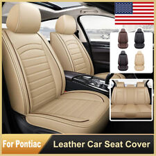 For Pontiac Car Seat Cover Leather 25-seat Front Rear Auto Waterproof Protector