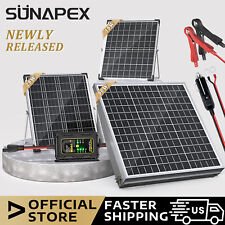 Sunapex 15w25w50w Solar Battery Charger Maintainer With Mppt Charge Controller