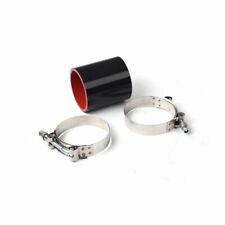 3 Turbointakeintercooler Piping Silicone Coupler Hose 76mmt-clamp Bkrd
