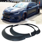 For Honda Civic 4pcs Fender Flares Wide Body Kit Wheel Arches Protector Cover