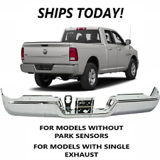 New Chrome Rear Bumper For 2009-2018 Ram 1500 With Single Exhaust Ships Today