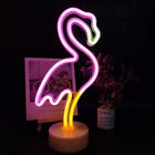 Flamingo Led Neon Sign Light Usbbattery Powered Night Lamp Home Christmas Gift