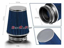 3.5 Inches 3.5 89 Mm Cold Air Intake Narrow Cone Filter Quality Blue Ford