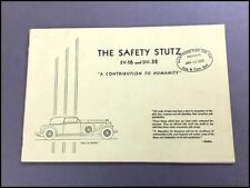 1933 Stutz Sv16 And Dv32 32-page Vintage Original Car Sales Brochure Catalog
