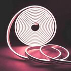1m 2m 3m 5m Flexible Sign Neon Lights Silicone Tube Led Strip 12v Waterproof Us