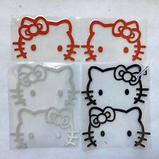2pcs Red Silver Black Hello Kitty Car Rearview Mirror Decal Sticker St-62