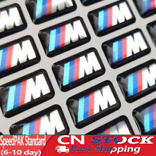 Bmw Alloy Wheel M Badge Sticker Emblem Decal 17mm X 9mm Set Of 10