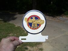 1940s Antique Veteran Ww2 License Plate Topper Vintage Chevy Ford Hot Rod Gm Rat