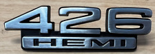 1966 1967 426 Charger Coronet Hemi Fender Emblem 2582344 Metal Emblem Usa Made