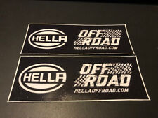 Hella Offroad Lights Oem Sticker 5.5x2 2pcs Vehicle Window Offroad Street Racing