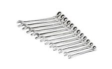 Gearwrench 12 Pc. 12 Pt. Xl X-beam Flex Head Ratcheting Combination Wrench Se...
