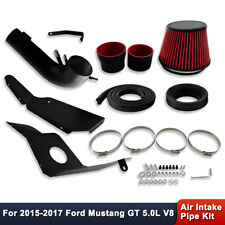 For Ford Mustang Gt 5.0l V8 2015 2016 2017 Cold Air Intake System Induction