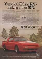 1988 Chrysler Conquest Tsi - All The Japanese You Need To Know- Print Ad Photo
