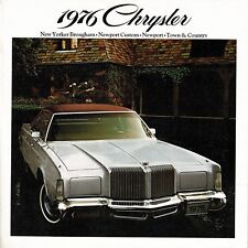 1976 Chrysler New Yorker Brougham Newport Town Country Dealer Sales Brochure