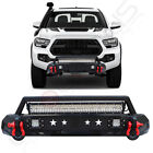 Textured Steel Front Bumper For Toyota Tacoma 3rd Gen 2016-2022 W Led Light Bar