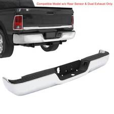 Complete Chrome Rear Bumper Assembly For 2009-18 Dodge Ram 1500 10-12 2500 3500