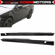 Fits 98-02 Honda Accord 2dr Coupe Side Skirt Rocker Panel Extensions Pu
