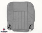 2006 Lincoln Navigator-driver Side Bottom Non-perforated Leather Seat Cover Gray