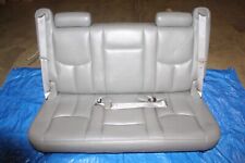 00-06 Chevy Suburban Gmc Yukon Rear Bench Seat W Belts 3rd Third Row Leather