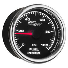 Glowshift 2-58 Racing 100 Psi Fuel Pressure Gauge Kit With Electronic Sensor