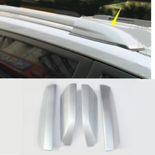 For Toyota Highlander 2008 -2013 Silver Roof Rack Rail End Cover Cap Shells 4pcs