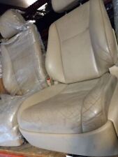 07-09 Lexus Ls460 Driver Side Front Beige Leather Seat Assembly