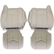 For 2003 2004 2005 2006 Cadillac Escalade Front Bottom Top Back Seat Cover Tan