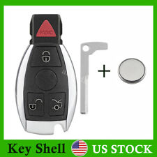 For Mercedes-benz C E S G Class Cl Gl Remote Key Fob Case Shell Cover Battery