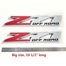 2x 10 Big Z71 Off Road Emblem Badges 3d Gm Silverado Fits 2500hd Fu Red