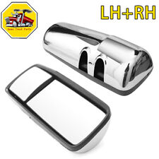 2pcs Chrome Door Mirror W Heated Pair For 2013 Kenworth T680 T880 Lhrh Side