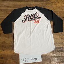 Reo Speedwagon Back On The Road Again 2015 Tour Raglan T Shirt Size Large