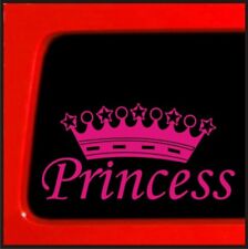 Princess Crown Pink Sticker Funny Sticker Decal Car Truck