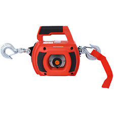Portable Drill Winch Hoist 750 Lb W 40 Feet Steel Wire For Lifting Dragging