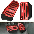 Red Non-slip Automatic Gas Brake Foot Pedal Pad Cover Car Accessories Parts