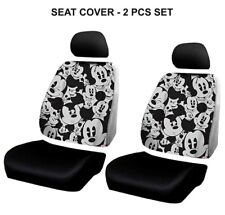 Disney Mickey Mouse Expressions Universal Fit Car Truck Side Less Seat Covers