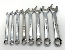 Snap On Tools Usa 516- 1116 Short Wrench Set Sae Combo Stubby 12pt Dr Lot