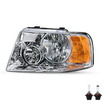 For 2003 2004 2005 2006 Ford Expedition Chrome Left Driver Side Headlight