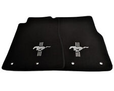 Floor Mats For Ford Mustang 2015-2022 With Silver Pony Emblem Tailored Carpets