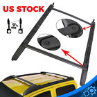 For 05-23 Toyota Tacoma Double Cab Roof Rack Crossbar Side Rails Luggage Carrier