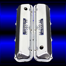 460 Chrome Valve Covers For Big Block Ford 460 Engines With 460 Emblems